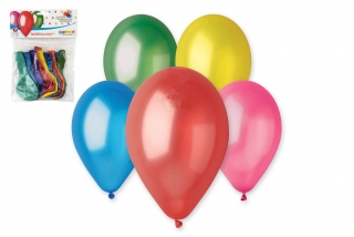 Balonek/Balonky nafukovací 10cm 10ks v sáčku karneval