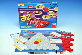 AZ kvíz junior společenská hra 10+ v krabici 33x23x3,5cm