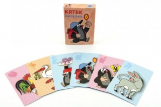 Černý Petr Krtek společenská hra - karty v krabičce 6x9cm