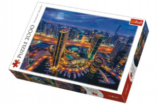 Puzzle Světla v Dubaji 2000 dílků 96x68cm v krabici 40x27x6cm